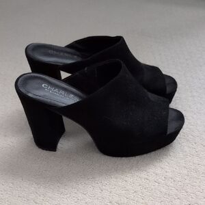 Charles By Charles David Black Women's Mules